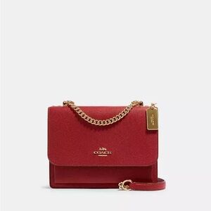 Klare Red Crossbody Bag Purse Coach